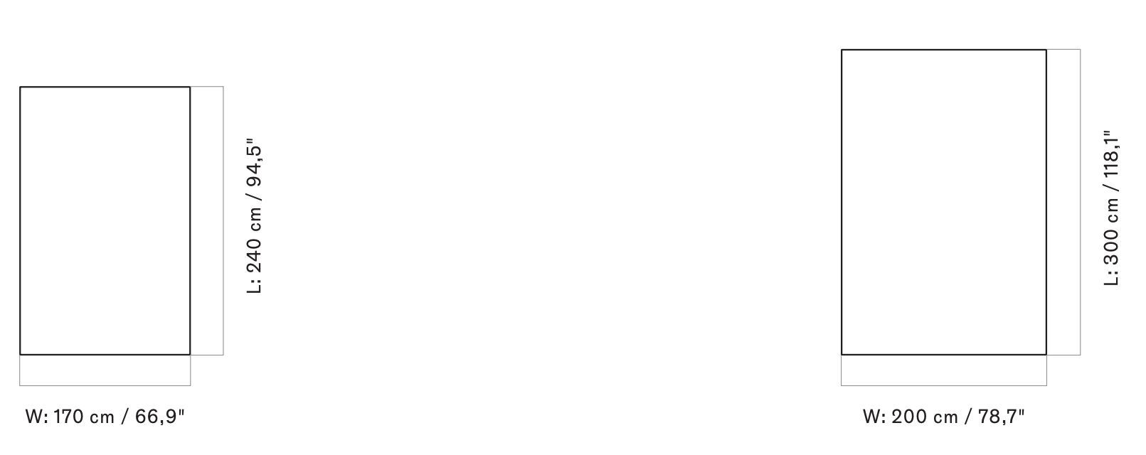 Прямоугольный шерстяной ковер Audo Copenhagen GRAVEL ARCH-00052318 - Вид №24