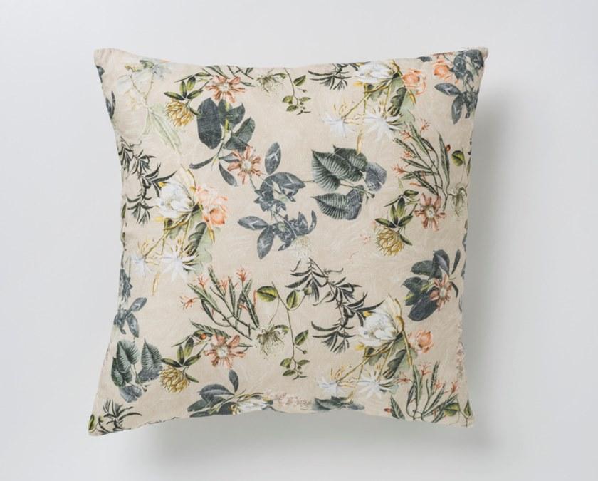 LA FABBRICA DEL LINO Подушка из льна с цветочными мотивами Decor sun-id-1494193 - Вид №2