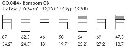 Fenabel Стул с обивкой и подлокотниками Bombom sun-id-1430999 - Вид №4