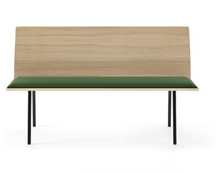 Viccarbe Деревянная скамейка со спинкой  To140/240-ro/at/t  - Вид №3