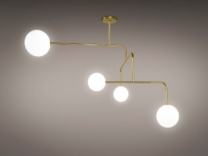 Латунный светодиодный подвесной светильник