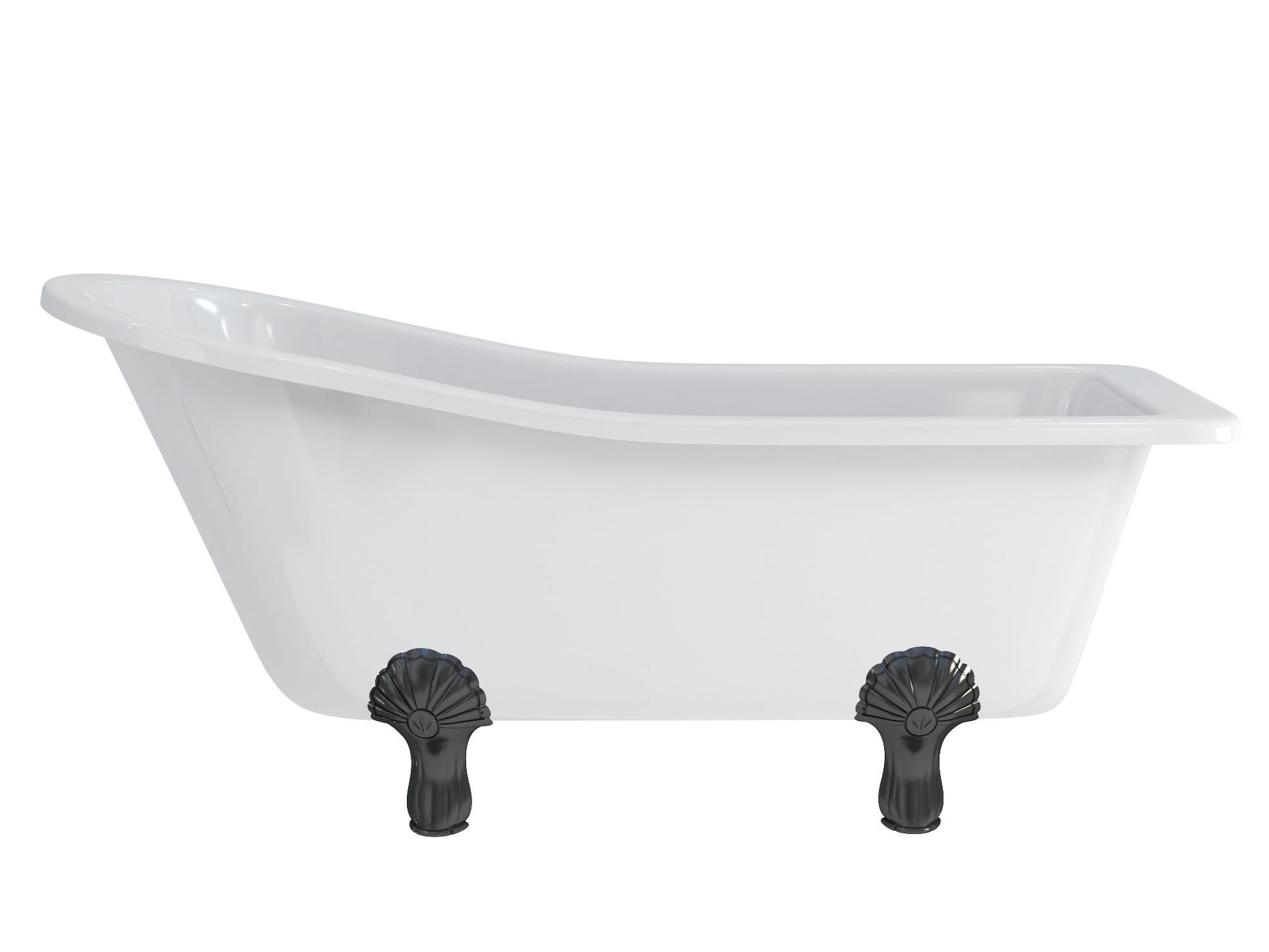 Овальная акриловая ванна на ногах Burlington HAREWOOD ARCH-00064275 - Вид №5