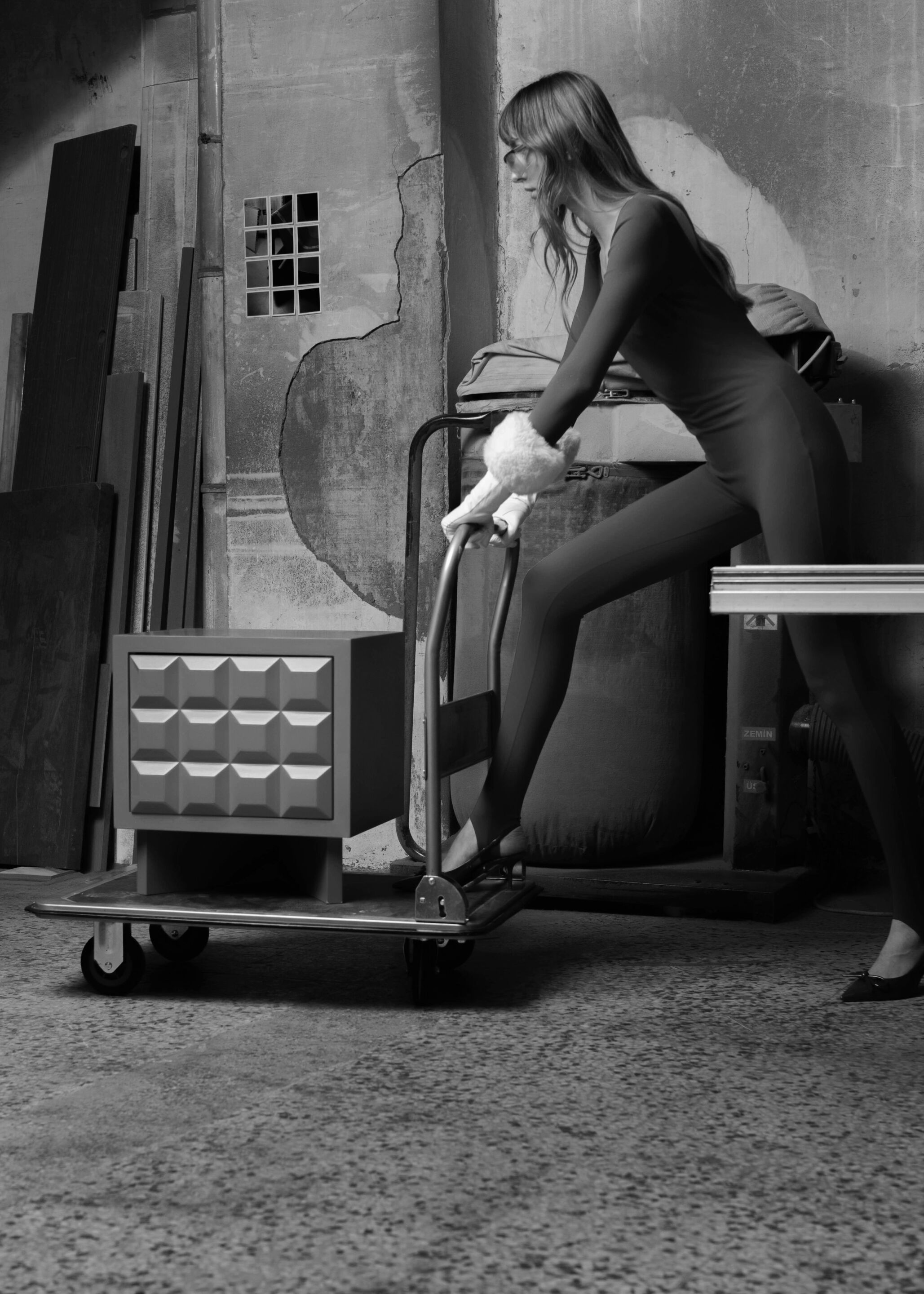 Прямоугольная фанерная тумбочка YET. Design Studio KARO ARCH-00083232 - Вид №11