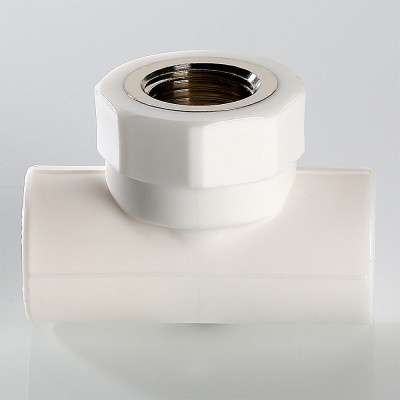 VTp.732.0.02005 Фитинг полипропиленовый – тройник с переходом на внутреннюю резьбу Valtec 20 мм х 3/4"  - Вид №4