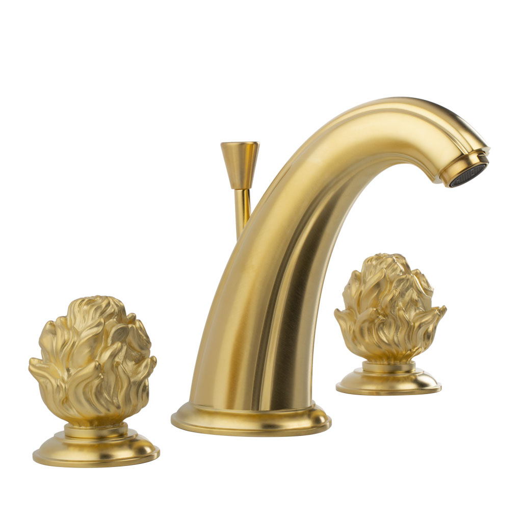 C65-1301 C65-1301 Смеситель для раковины на 3 отверстия ODIOT Cristal & Bronze ODIOT - Вид №1