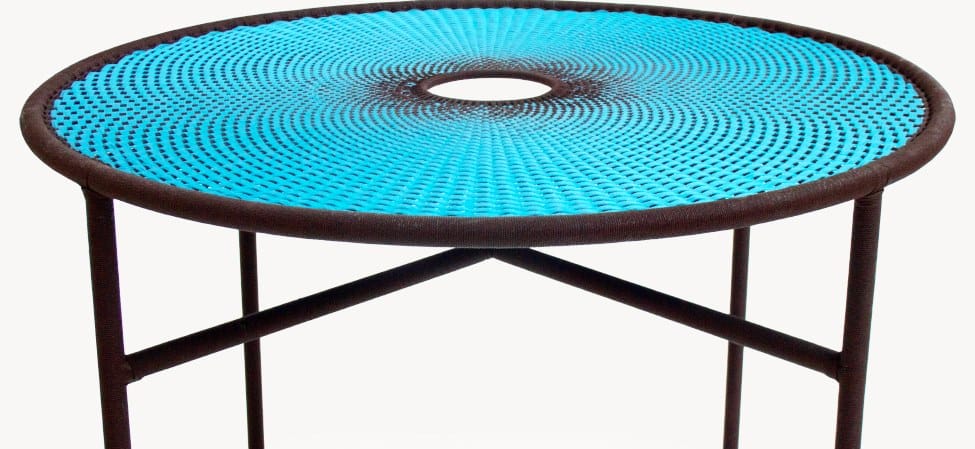 Круглый стол из стали и цветной полиэтиленовой проволоки MOROSO M'afrique ARCH-00051582 - Вид №4