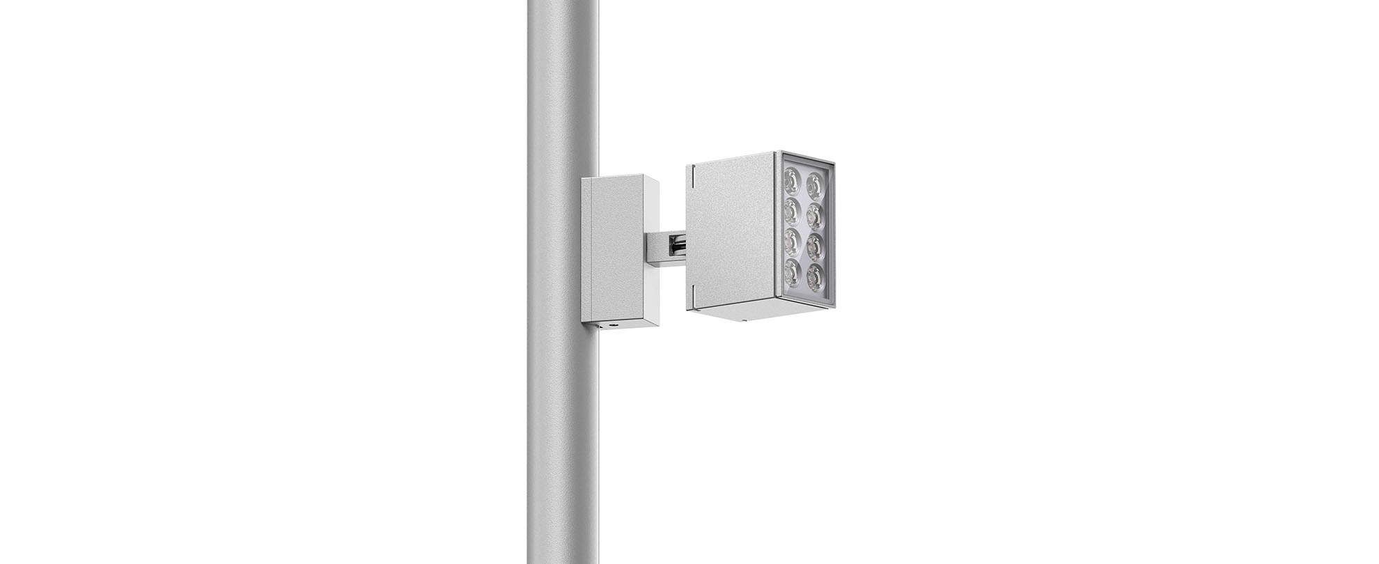 8720203 Уличное освещение  Platek TARGET MEDIUM Su palo  TARGET MEDIUM On pole - 8 LED RGBW 24°  - Вид №1