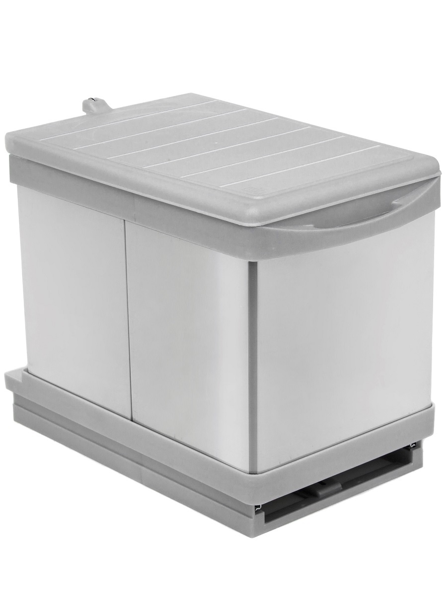 Контейнер для мусора на дверцу Beta 350/12-1 Metallic Grey NAVAKO 10018 - Вид №1