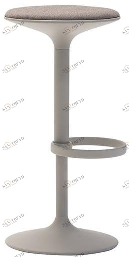 Andreu World Барный стул из алюминия с подставкой для ног Hula Bq2795