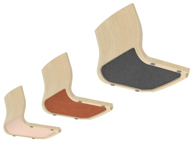 ONDARRETA Штабелируемый деревянный стул Silu sun-id-1474673 - Вид №14