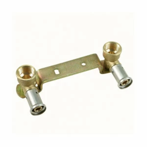 Водорозетка пресс-В HENCO 16х1/2" двойная на рельефной планке