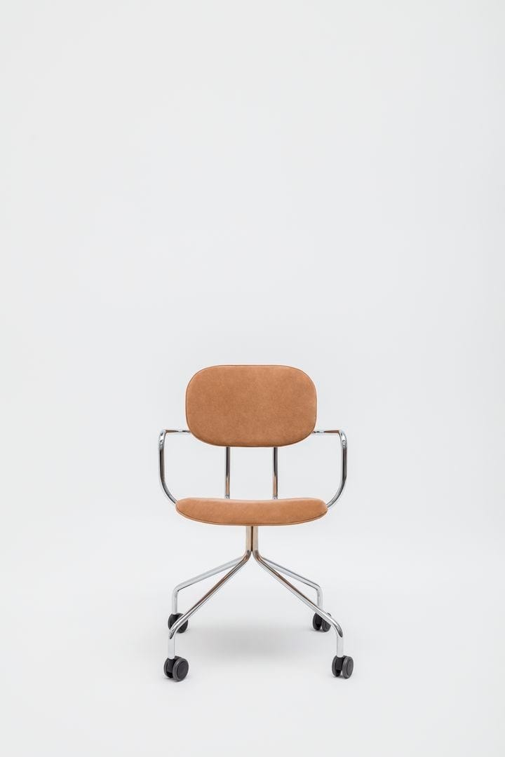 Тканевый стул на колесиках с подлокотниками MDD New School ARCH-00047992 - Вид №2