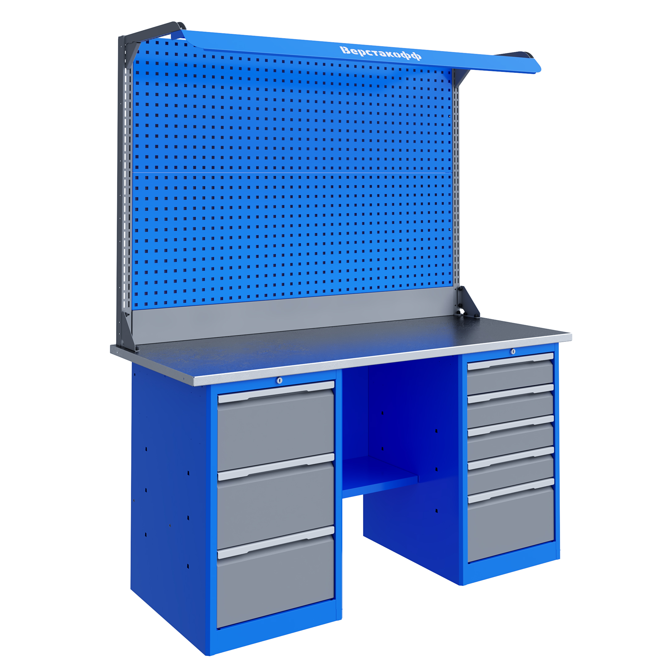 Верстак слесарный TNC 161.35.1-2F Верстакофф 125166