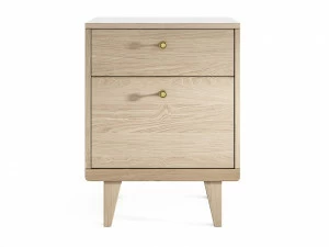 Прикроватная тумбочка дизайнерская светлый дуб Thimon THE IDEA  210295 Бежевый;дуб сонома