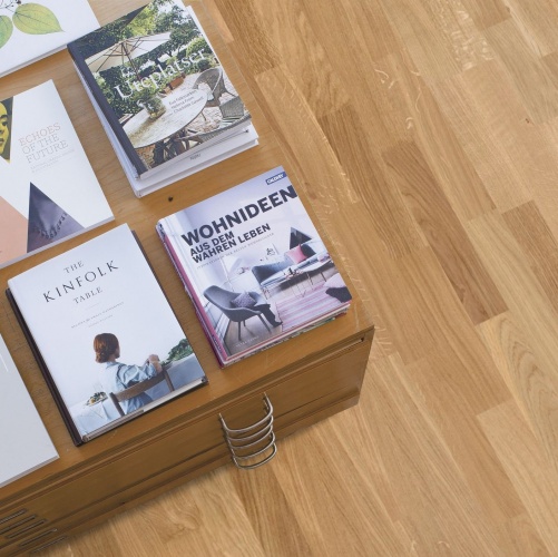 Спортивный паркет Boen Strongline Contract Спортлак Дуб Натур (Гладкая) 2200х139 мм EI37STLD - Вид №5