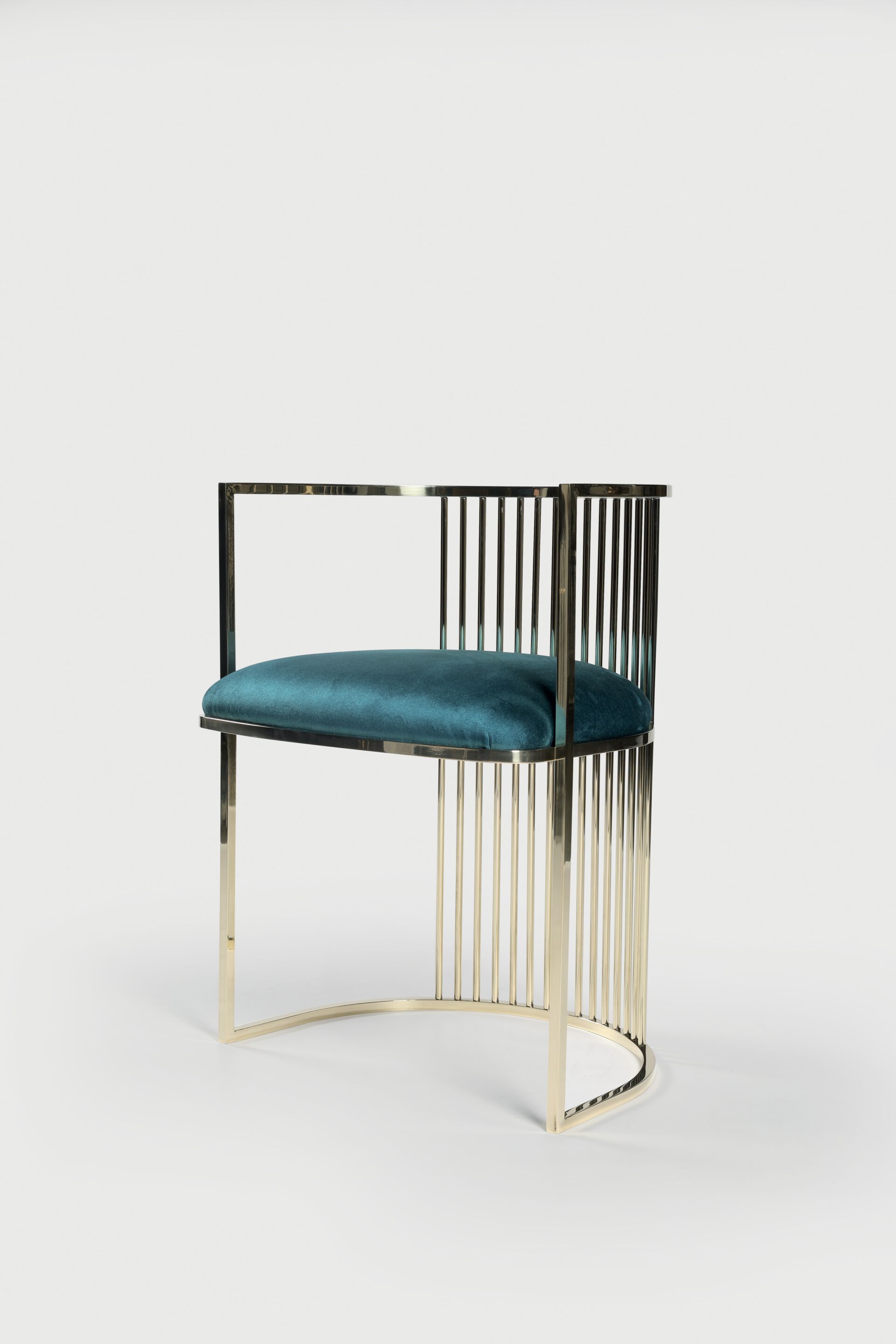 Латунный стул с мягким сиденьем Galbiati Exclusive Interiors ARCH-00043278 - Вид №2