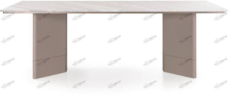 Turri Прямоугольный стол из мрамора и кожи Zero sun-id-1499875