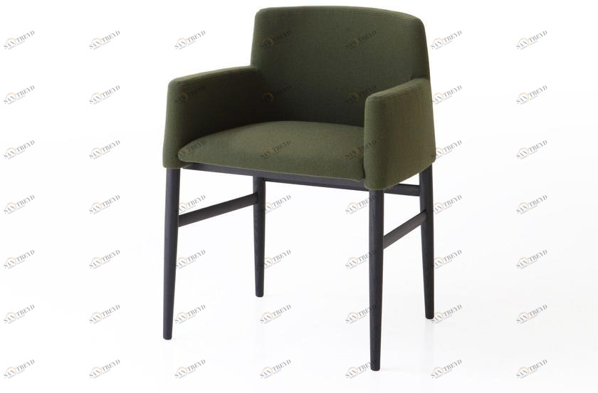 Porro Стул из ткани с подлокотниками sun-id-1510405