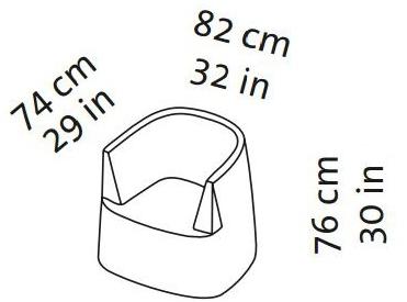 brühl Кожаное кресло с подлокотниками Powder sun-id-1346278 - Вид №5