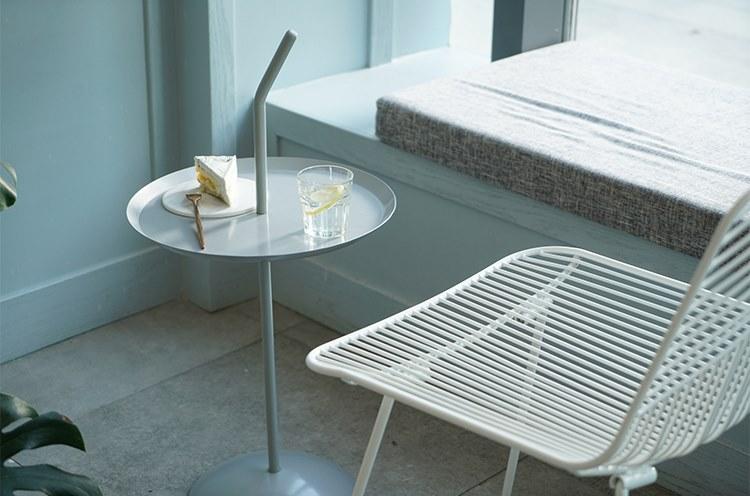 Grado Design Круглый лакированный журнальный столик с подносом Lotus Lot-tb-03 - Вид №5