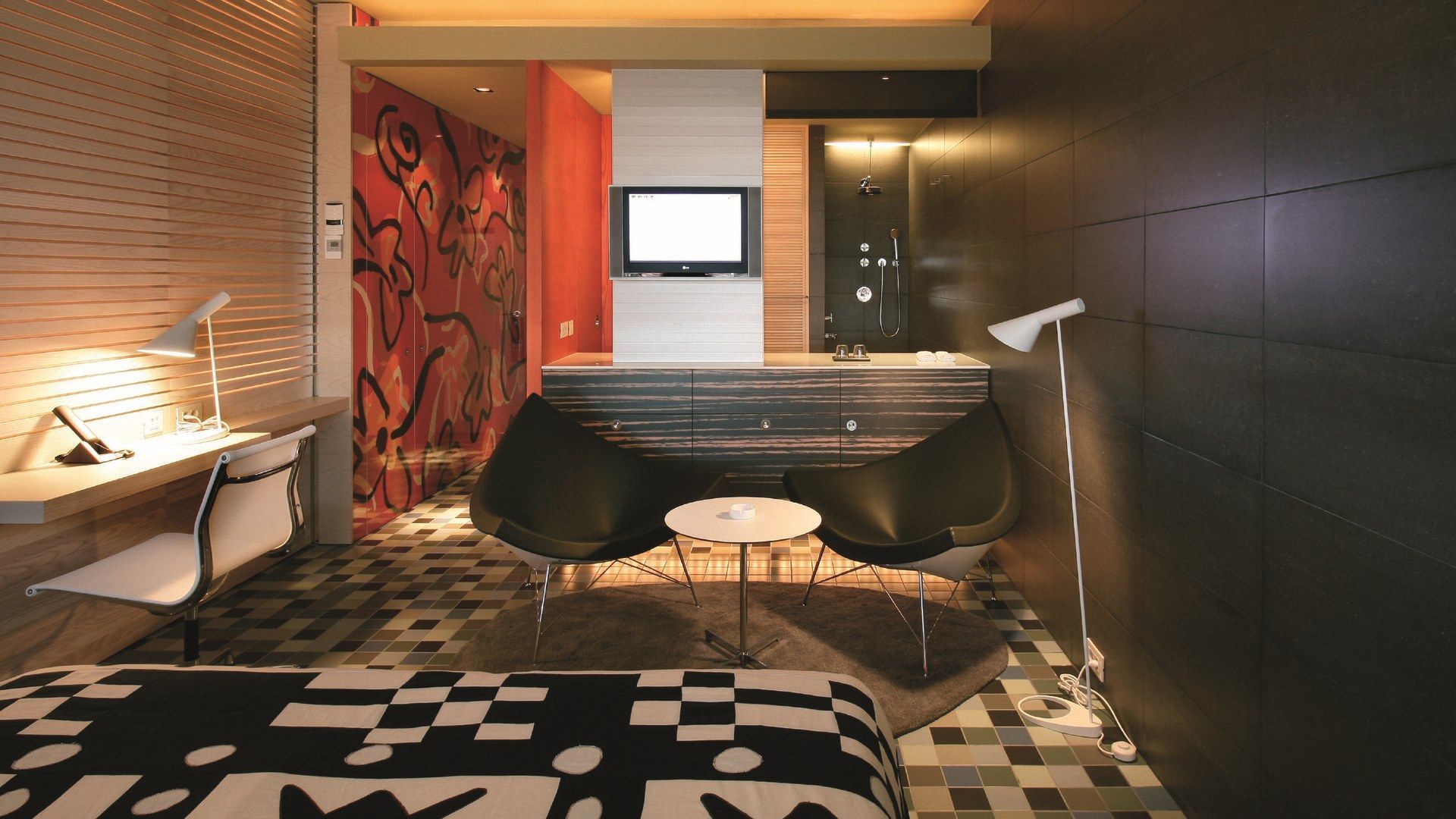 Ткань спиц поворотный стул с подлокотниками VITRA Eames Aluminium Group ARCH-00087363 - Вид №11