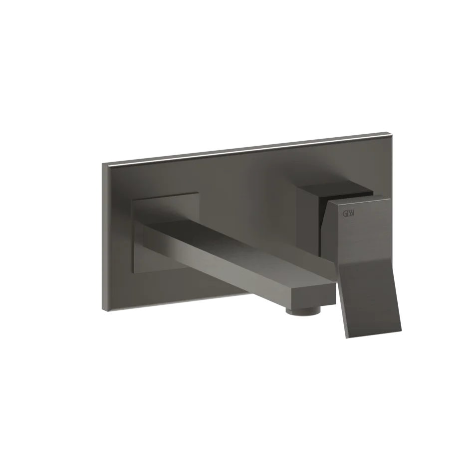 Смеситель для умывальника 53084 707 Gessi Rettangolo k ЧЕРНЫЙ МЕТАЛЛ BR. PVD 53084707