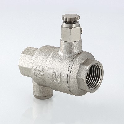 VT.171.N.05 Обратный клапан с дренажем и воздухоотводчиком Valtec 3/4"  - Вид №14