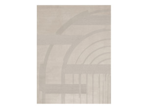 Прямоугольный шерстяной ковер ручной работы