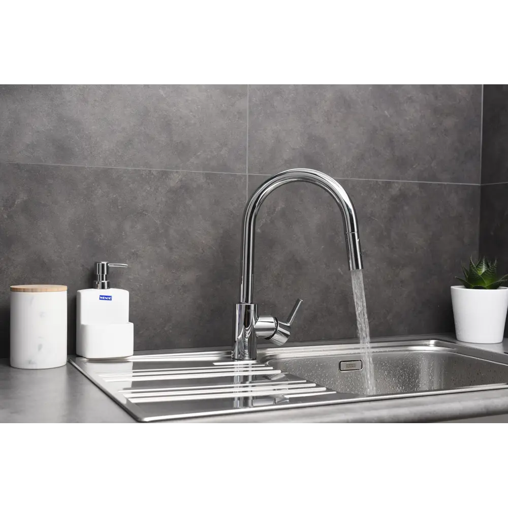 Смеситель для кухни GROHE Feel выдвижной, цвет хром 82247224 STLM-2209415 Feel Clova - Вид №5