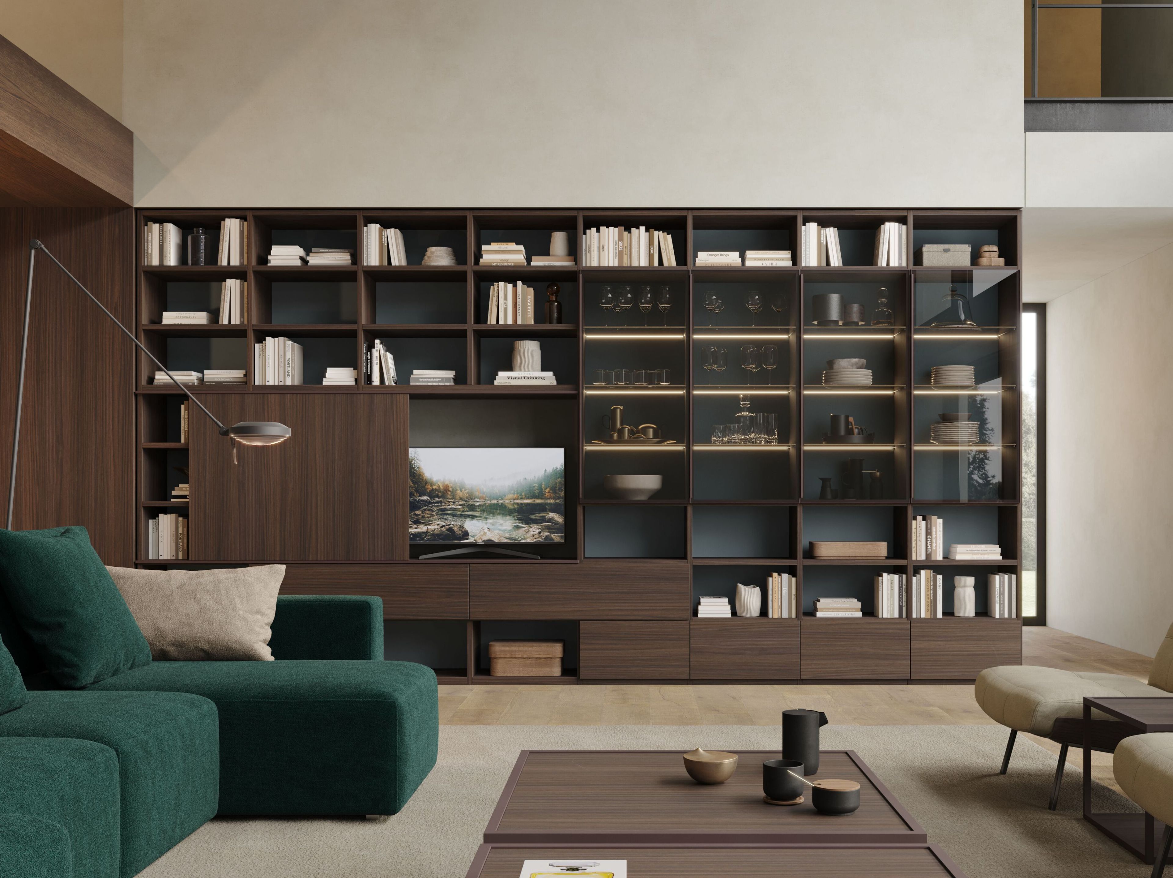 Оборудованная стена Giessegi день за днем ARCH-00038246