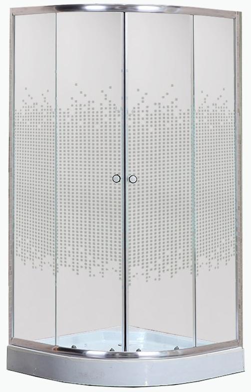 Душевой уголок NG- 001-08N (900х900х1950) низкий поддон(13см) стекло МОЗАИКА Niagara ECO 0010852N - Вид №1