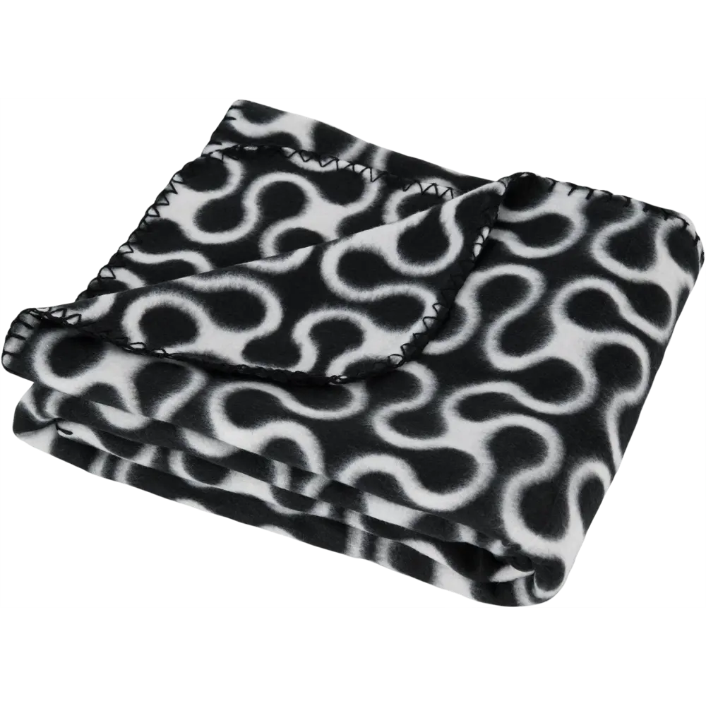 Плед «Сицилия» 130х170 см флис цвет черный BELEZZA STLM-2071407 - Вид №2