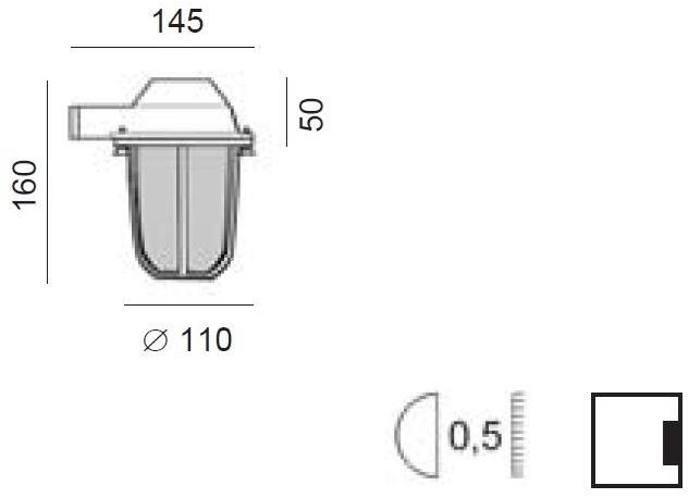 BEL-LIGHTING Бра для улицы из латуни Cambridge 114.5.07 - Вид №1