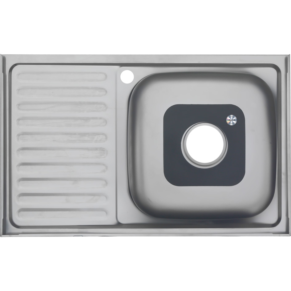 АРХИВ Мойка 8050 L MELANA 0,6/160 накладная прямоугольная c сифоном (014 ta L *15) 014 ta L (*15) - Вид №2