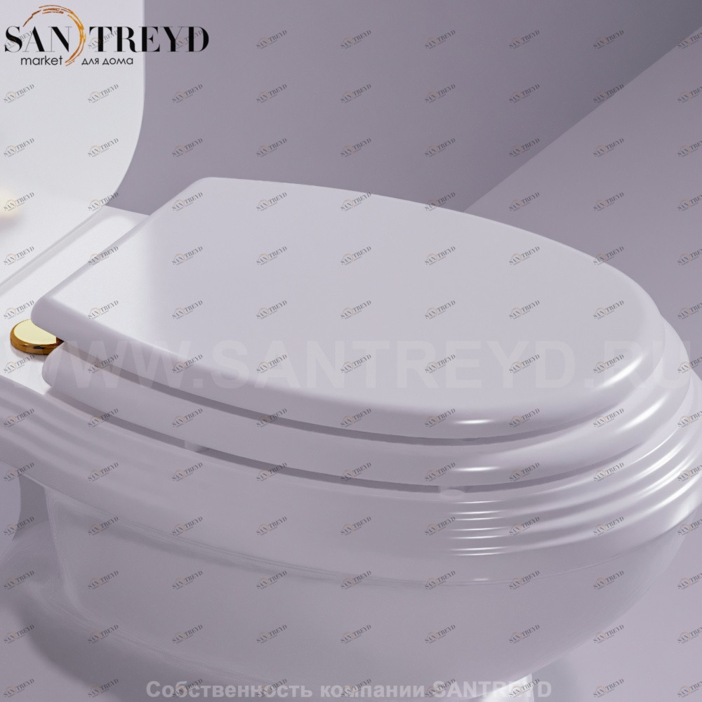 AR003D02BIANCOOR Крышка сиденье для унитаза Simas Arcade