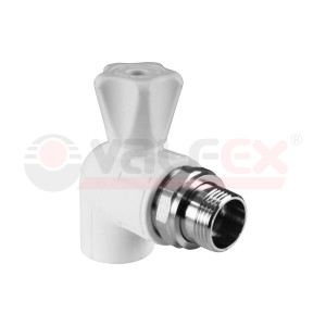 10148020 Valfex Кран шаровой для радиатора угловой