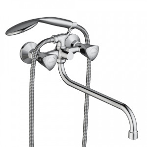 349500000 смеситель для ванны/душа с длинным изливом душ.гарнитуром шт Damixa Object