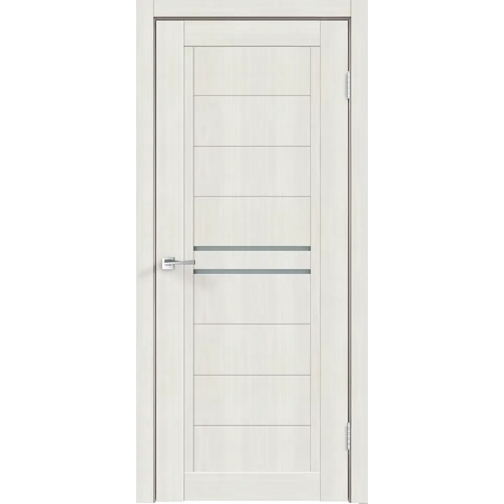 Комплект двери Некст 2 со стеклом 70x200 см ПВХ цвет дуб молочный с добором 150 мм VELLDORIS STLM-2162389