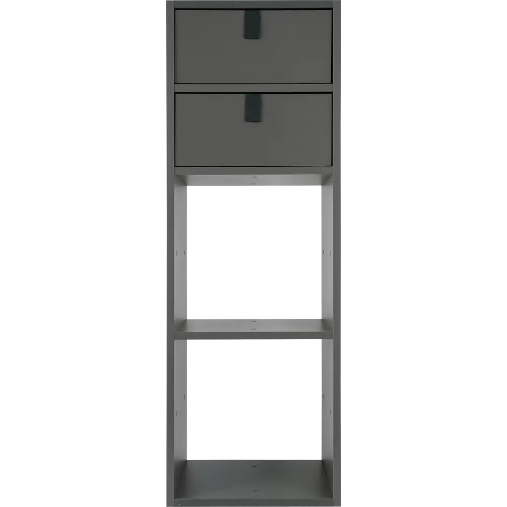 Стеллаж Spaceo KUB 3 секции 36x104x31.5 см ЛДСП цвет графит STLM-2031292 - Вид №5