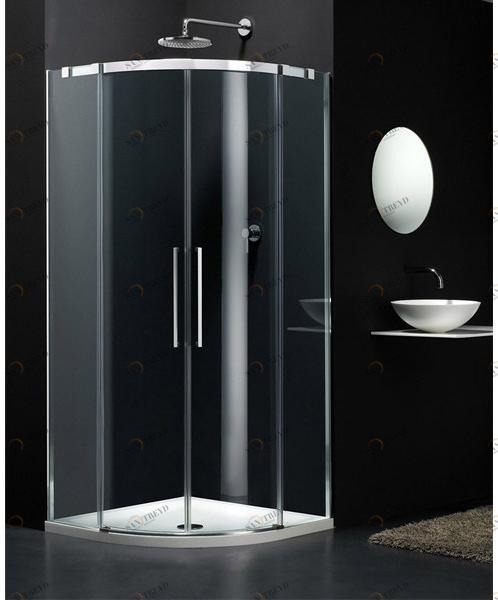 Provex Industrie Полукруглая стеклянная душевая кабина с раздвижной дверцей S-lite sun-id-1484725