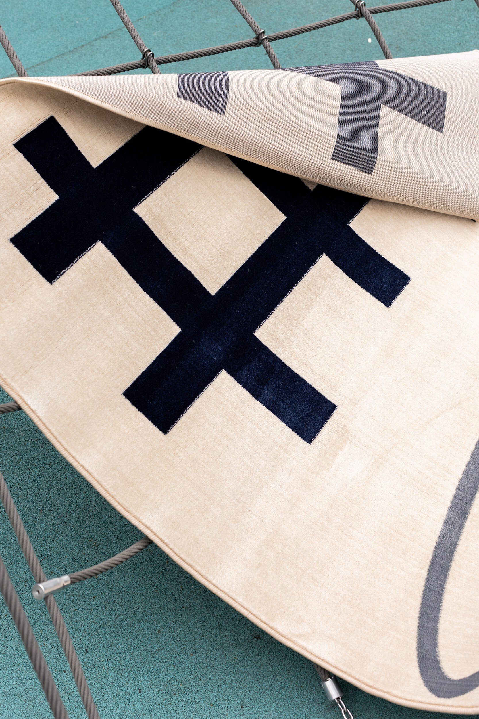 Прямоугольный ковер из полипропилена с геометрическим рисунком Shishka Project COMBINATION 2 ARCH-00103562 - Вид №2