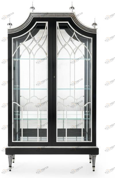 OAK Витрина из лакированной древесины со встроенной подсветкой Galleria sun-id-1385175