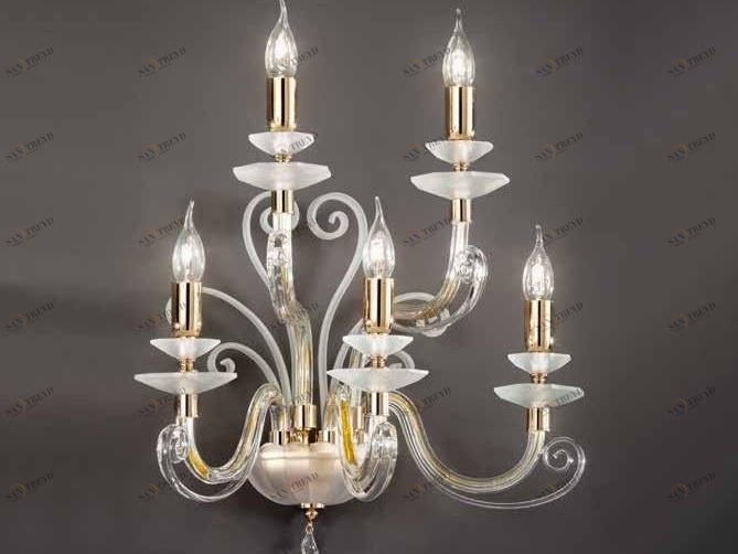 Euroluce Lampadari Настенный светильник из хрусталя с кристаллами swarovski® Alicante charm sun-id-1512561