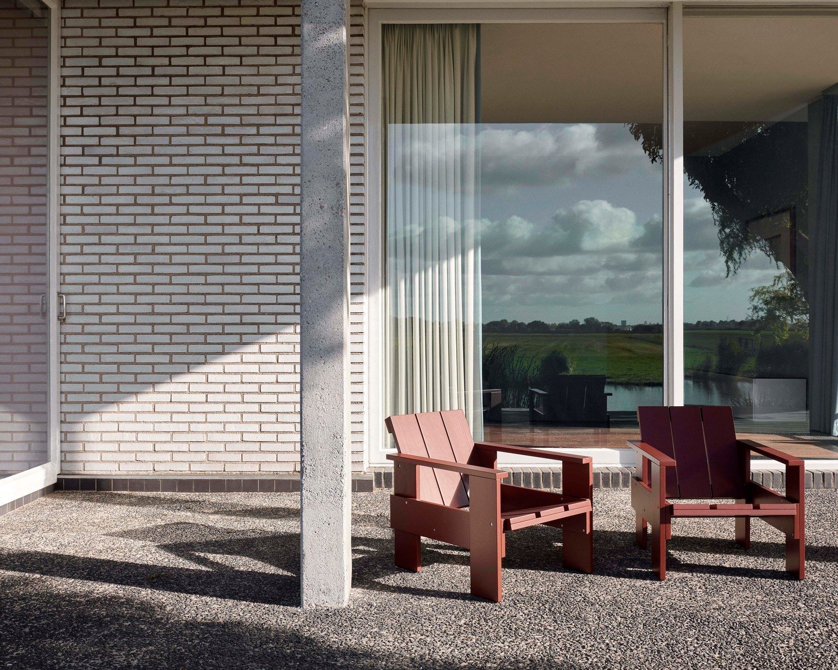 Сосновое садовое кресло с подлокотниками Hay ящик ARCH-00012496 - Вид №14