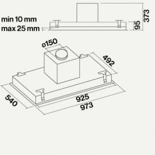 Falmec Потолочная вытяжка из нержавеющей стали Design+ sun-id-1456820 - Вид №10