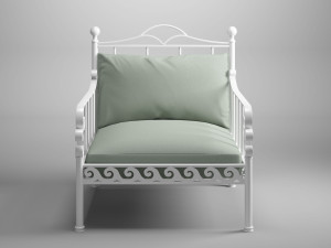 Тканевое мягкое садовое кресло