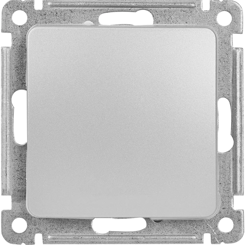 Переключатель встраиваемый Hegel Мастер 1 клавиша цвет серебро STLM-2053958