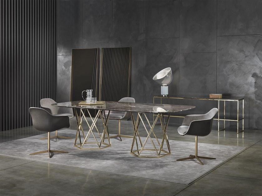 Marelli 4-спицевый тканевый стул с подлокотниками sun-id-1367303 - Вид №8