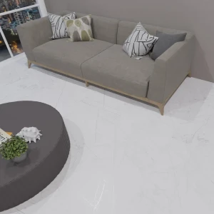 Глазурованный керамогранит Аксима Колорадо 60x120 см 1.44 м² матовый цвет белый 89458116 STLM-2072390
