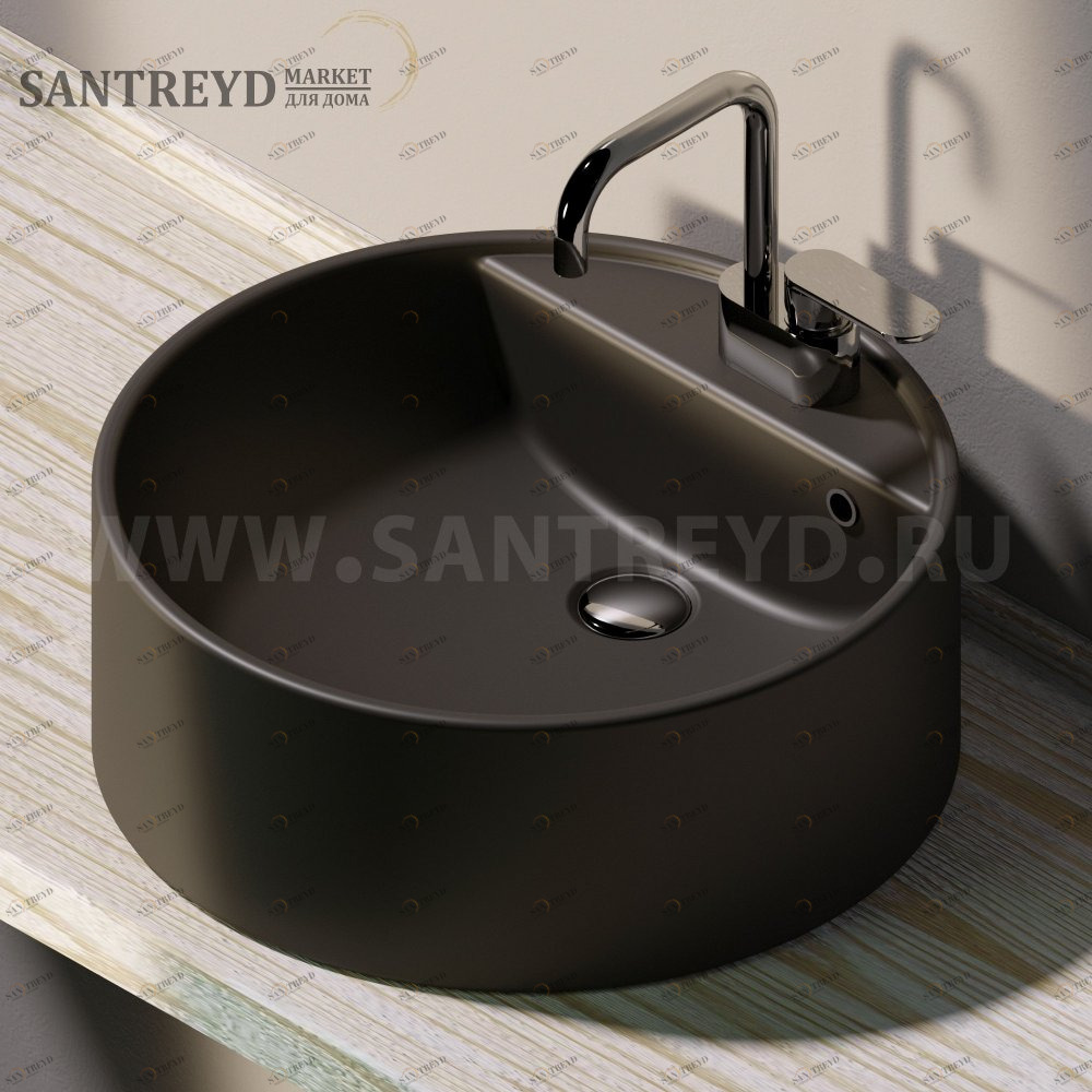 5050A7006 Накладная раковина на столешницу  круглая Ceramica Flaminia Twin